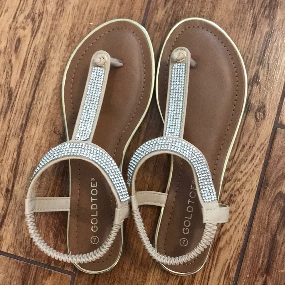 NWT Goldtoe sandals. Never worn.